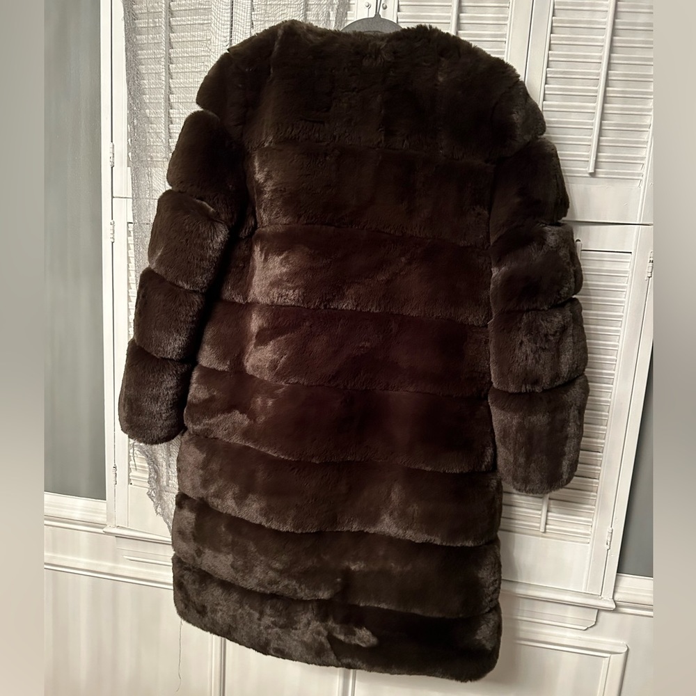 Oh Polly Faux Fur Longline Coat
